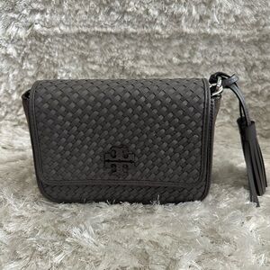 Tori Burch Woven Web Crossbody